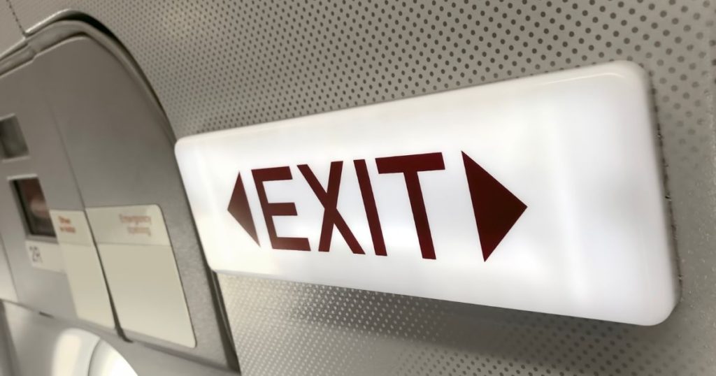 Uçakta Exit
